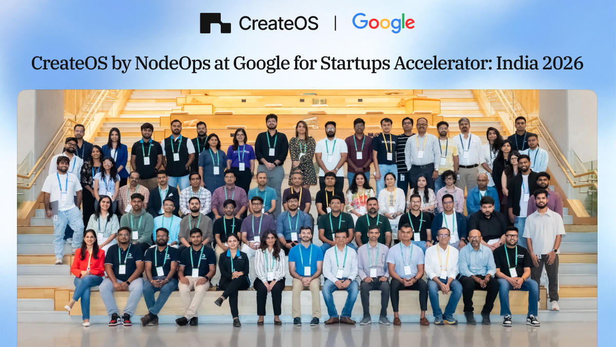CreateOS Joins the Google for Startups Accelerator India